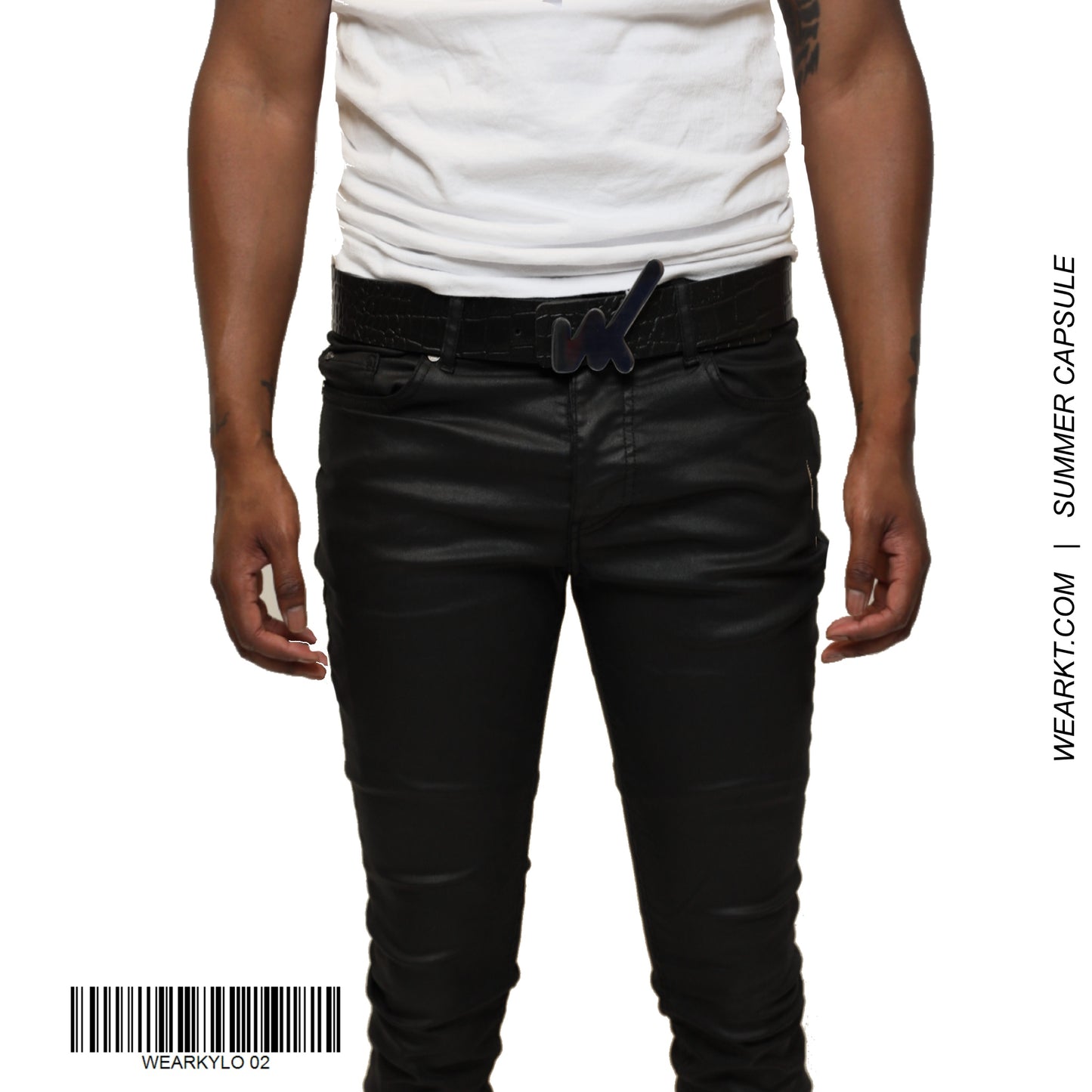 Crocodile Print Belt